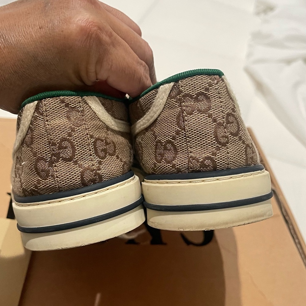 Gucci Brown and Cream Off The Grid Sneakers - Picture 6 of 7